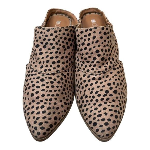 Dolcetta Masa Women's Leopard Heeled Mules 8 - Picture 4 of 6